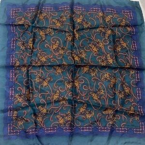 Salvatore Ferragamo Women's Silk Scarf 16” x 16”
